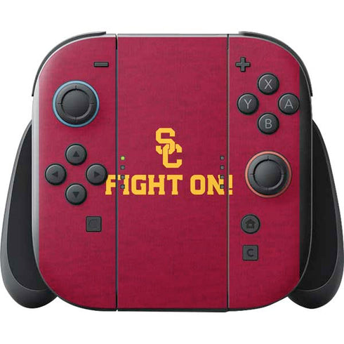 University of Southern California USC Fight On Nintendo Switch 2 (2025) with Joy-Con Skin
